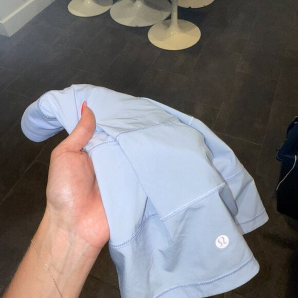 Lululemon Athletica Pace Rival Midi-Rise Pastel Blue Skirt - Picture 8 of 8